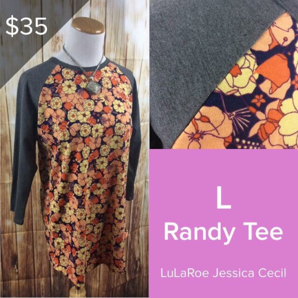 L LuLaRoe Randy Tee